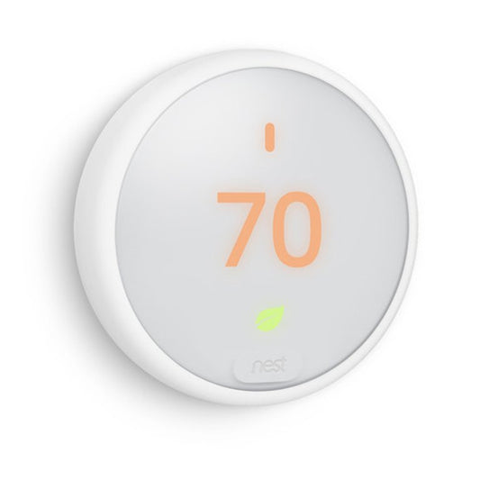Google Nest Thermostat E – Vit smart termostat som sparar energi [Energiklass A]
