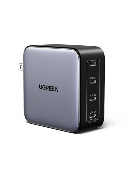 UGREEN 100W GaN USB-C Laddare – Kraftfull snabbladdare med flera portar