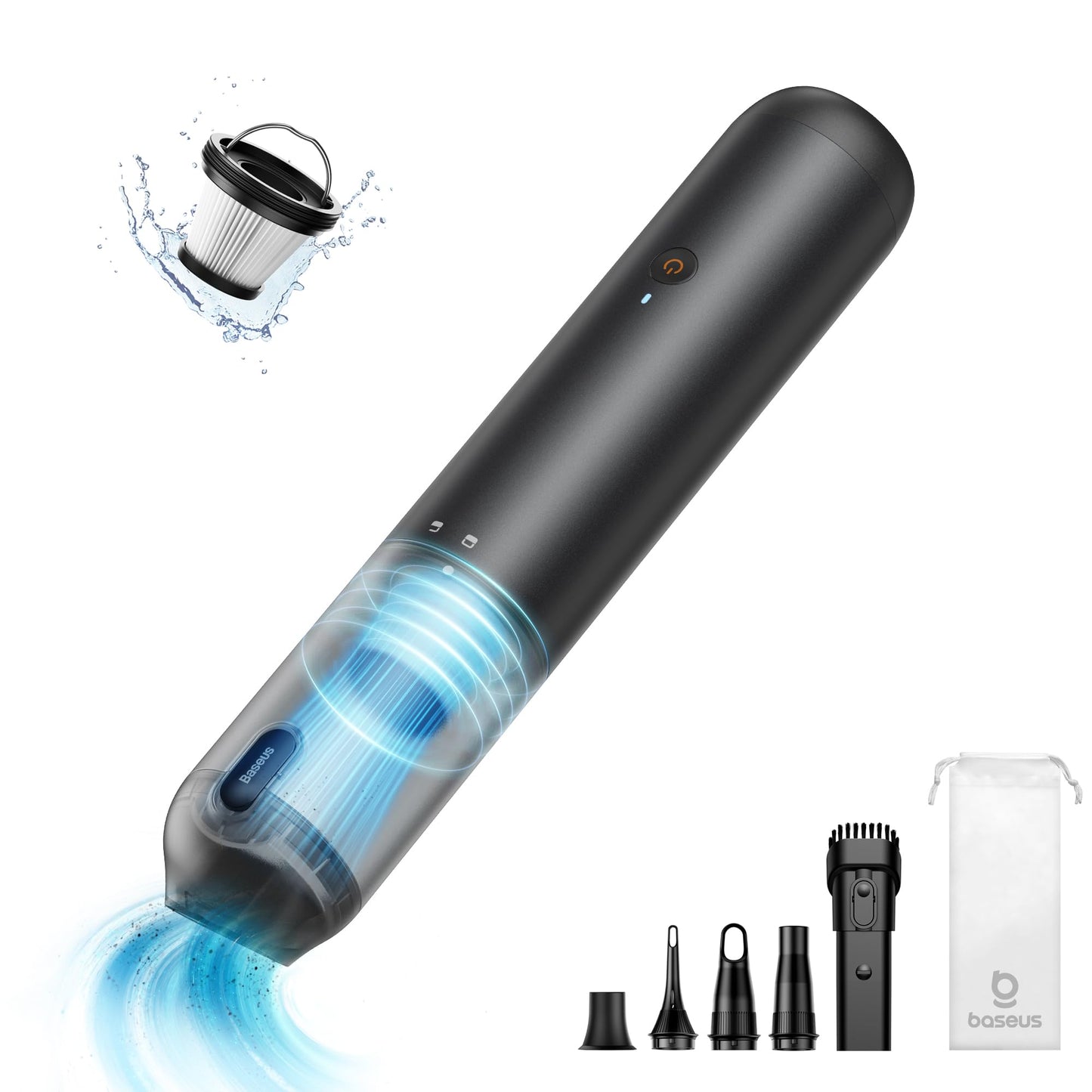 Baseus A3 Lite Car Vacuum Cleaner – Portabel och smidig mini dammsugare för bilen