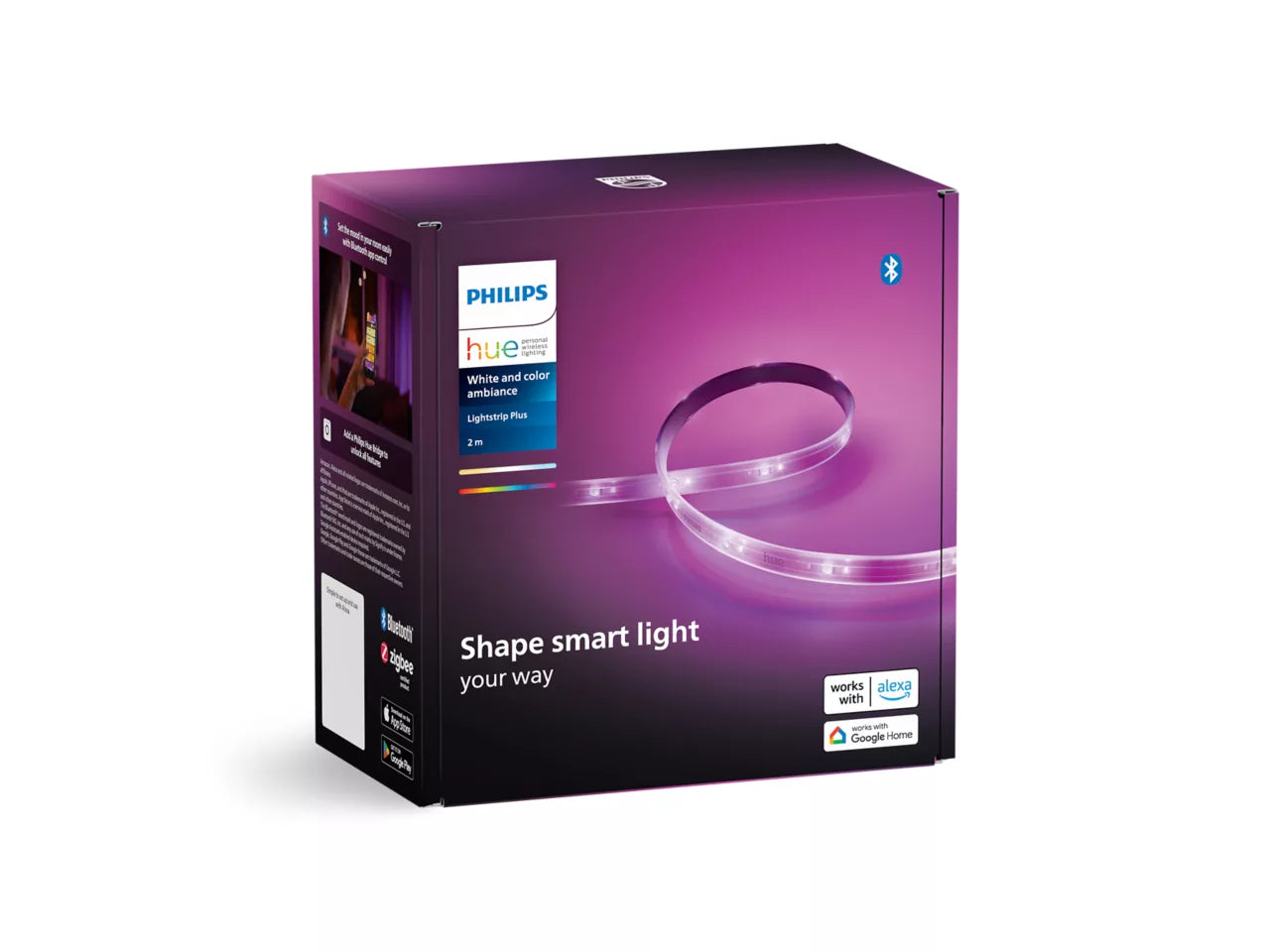 Philips Hue Lightstrip Plus V4 – Smart LED-list med RGB & Bluetooth